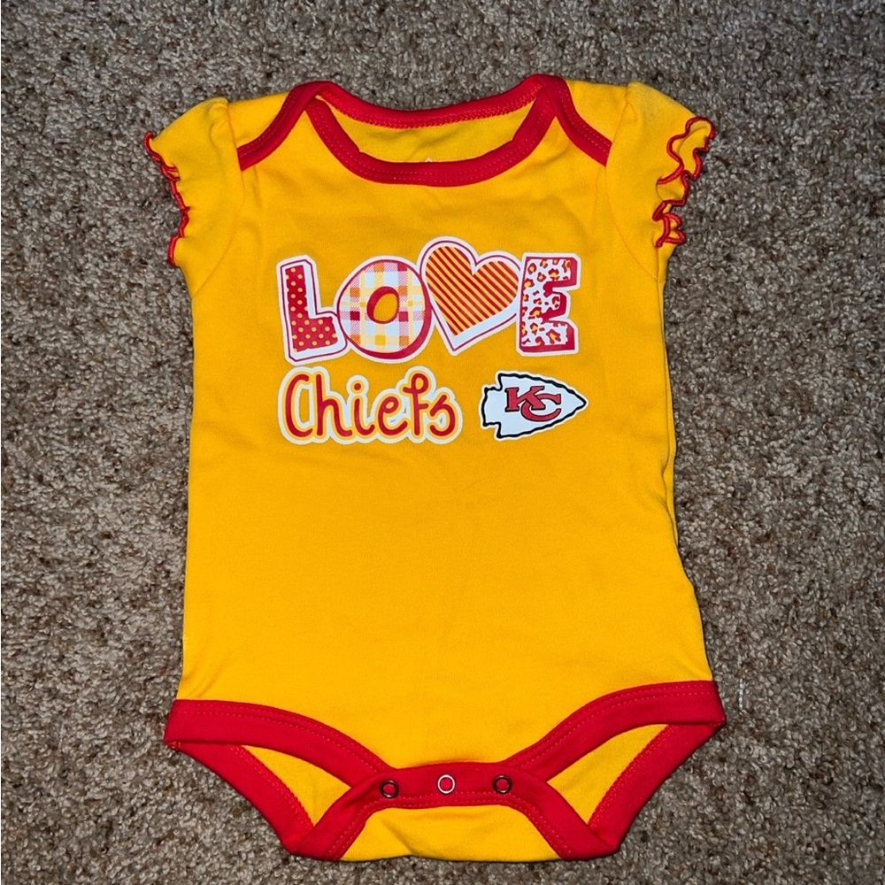 Kansas City Chiefs Girls Onesie